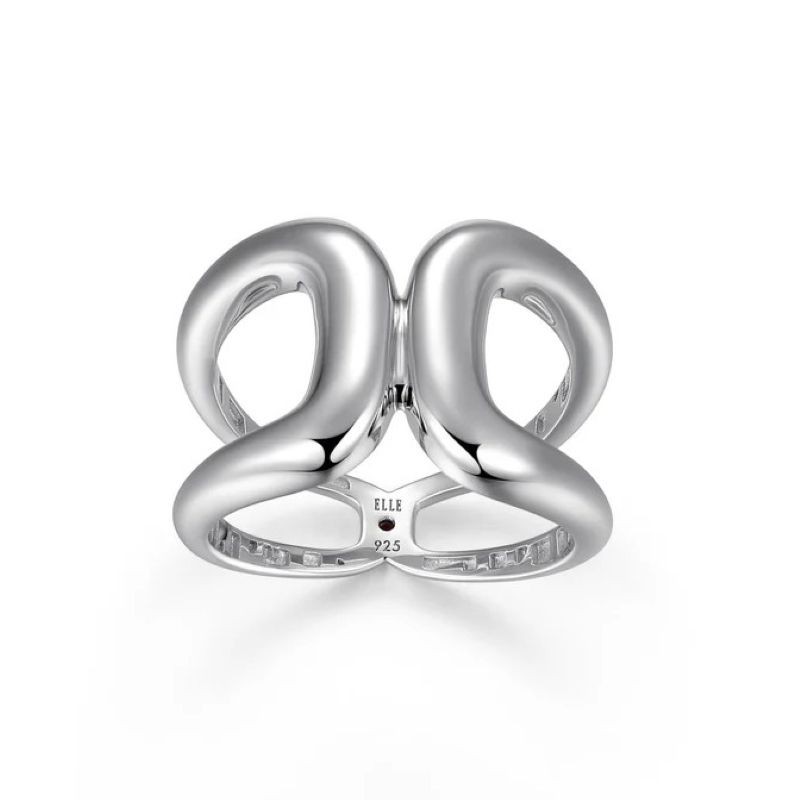 Elegant Citadel Style Silver Ring