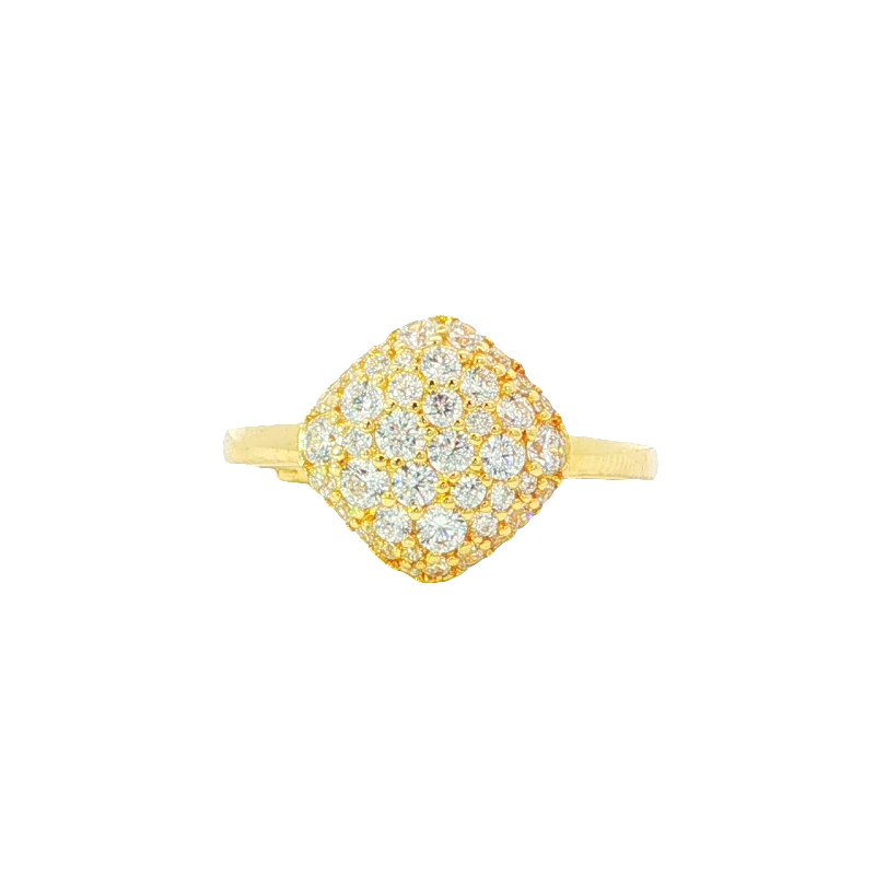 Elegant Yellow Sterling Silver Earrings With Cubic Zirconiums