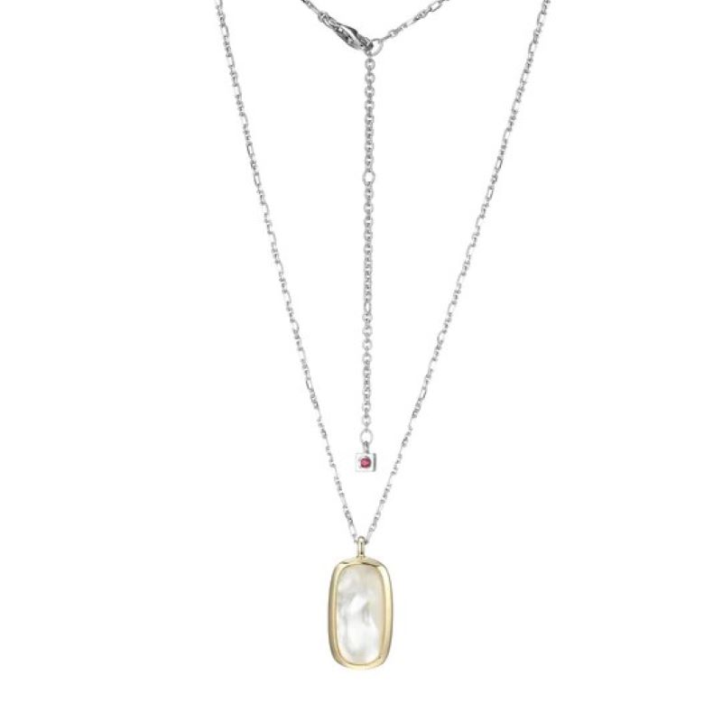 Sterling Silver Mother Of Pearl Necklace