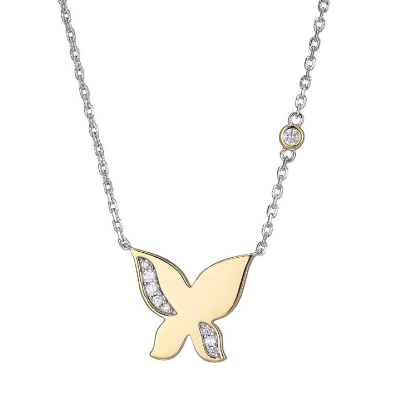 Sterling Silver Butterfly Pendant