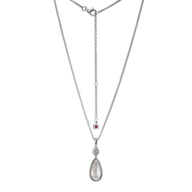 Sterling Silver Mother Of Pearl Pendant