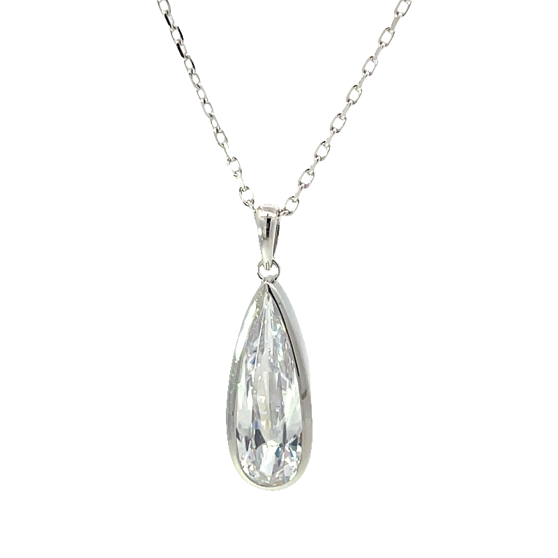 Elegant Pear Shaped Necklace