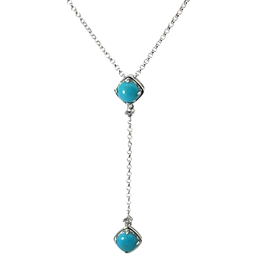 Beautiful Sterling Silver Turquoise Necklace
