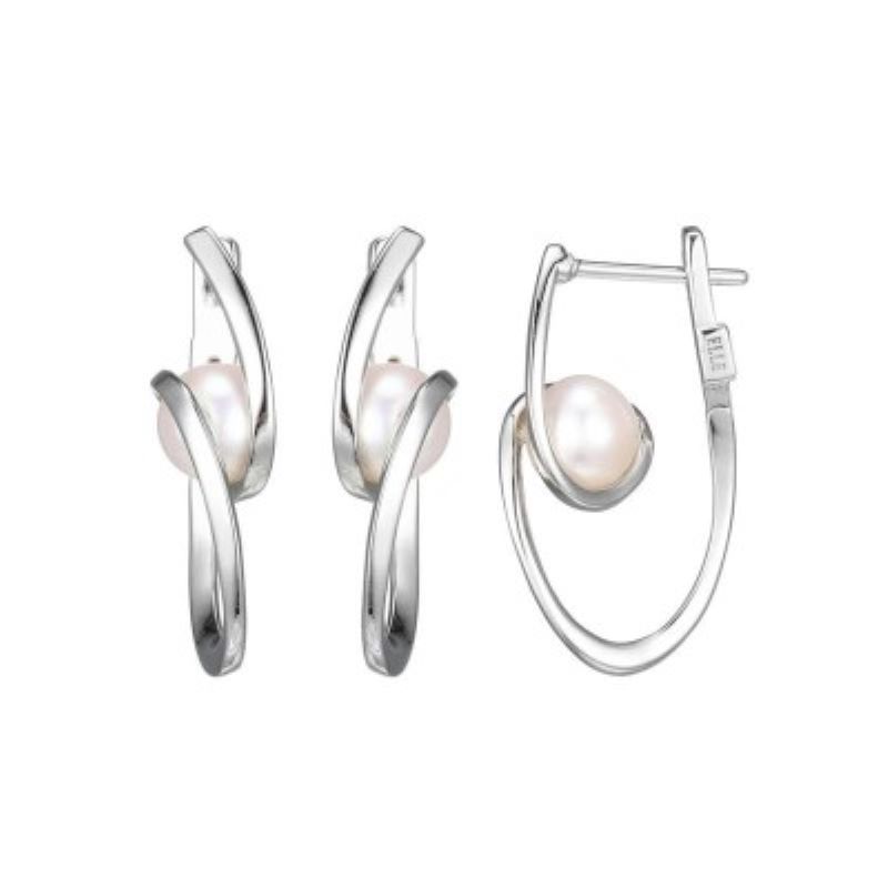 Sterling Silver Pearl Earrings