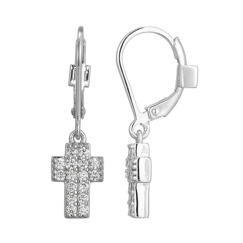 Elegant Cross Earrings