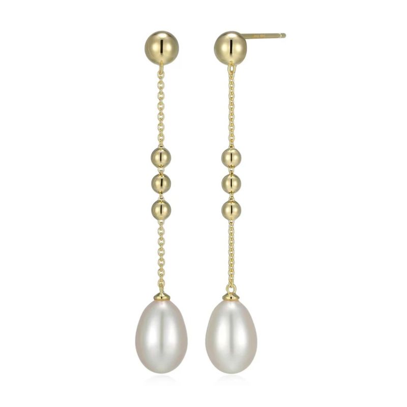 Elegant Pearl Drop Earrings