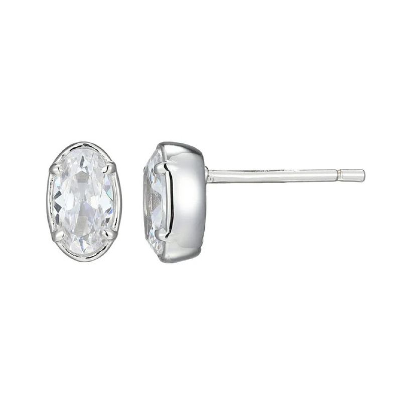 Beautiful Sterling Silver Cubic Zirconiium Earrings