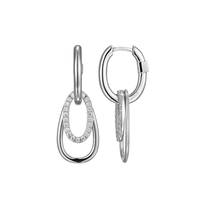 Elegant Silver Drop Earrings