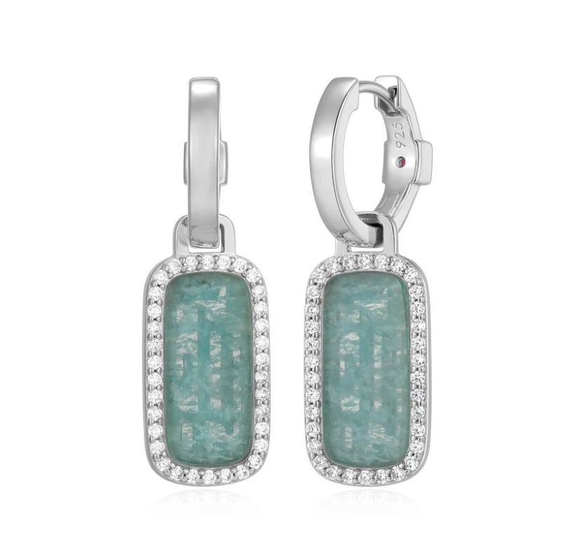 Elegant Amazonite Dangle Earrings