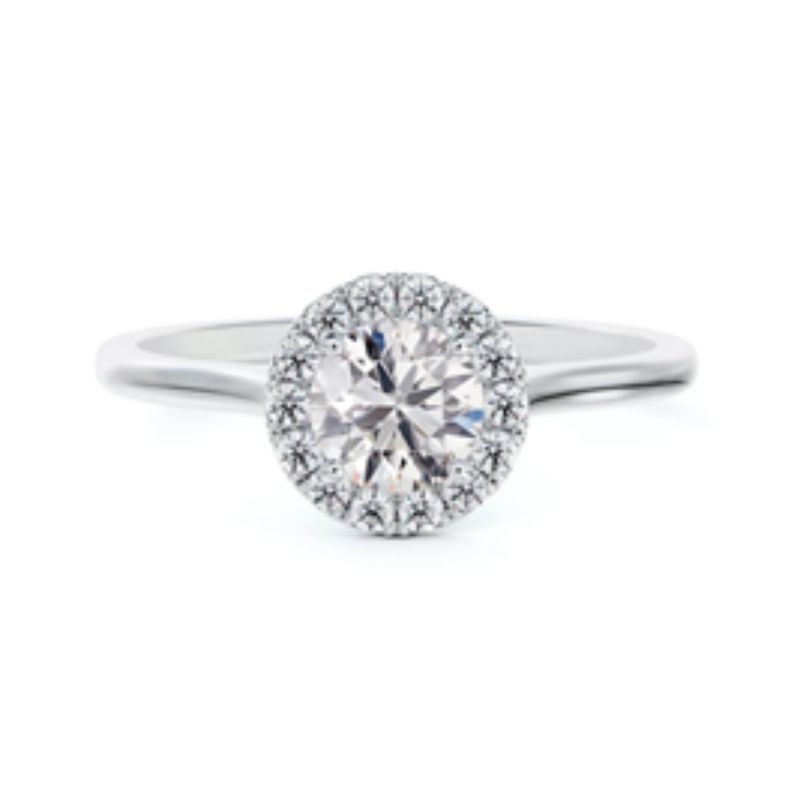 FOREVERMARK Diamond Halo Engagement Ring