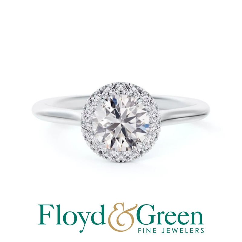 FOREVERMARK Diamond Halo Engagement Ring