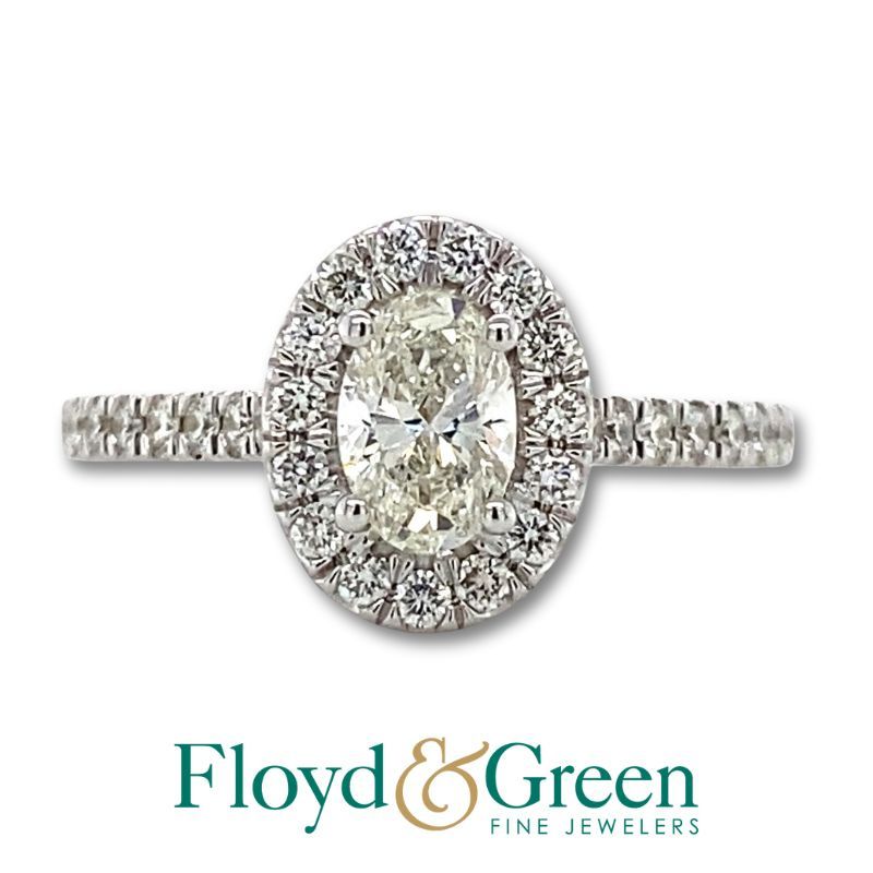 FOREVERMARK Diamond Halo Engagement Ring