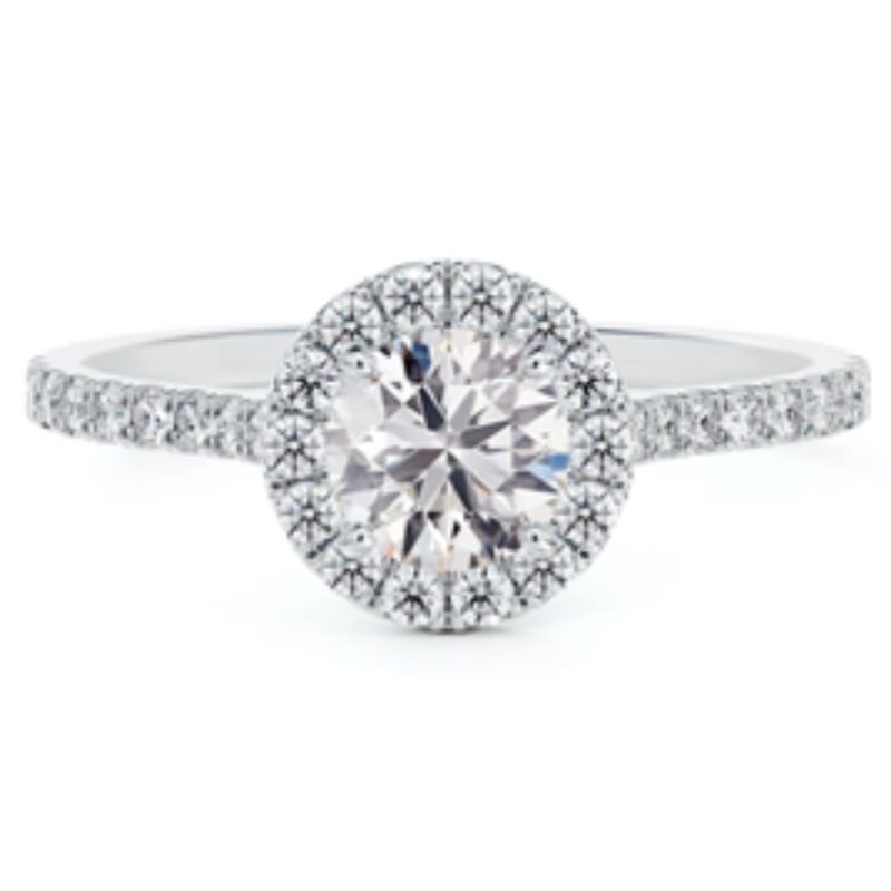 FOREVERMARK Diamond Halo Engagement Ring