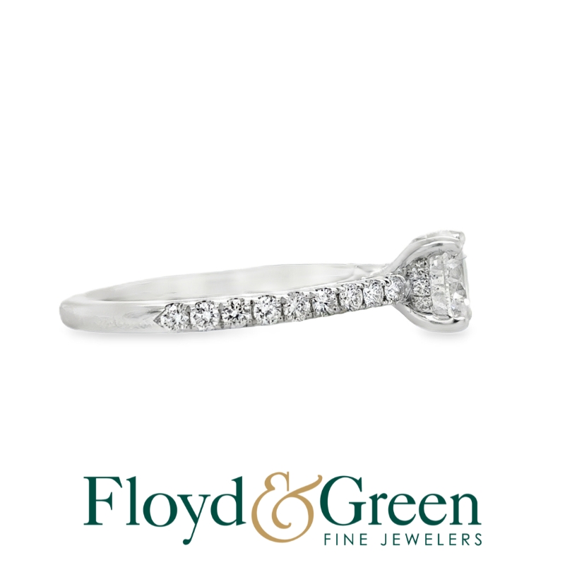 Fancy Solitaire Diamond Engagement Ring