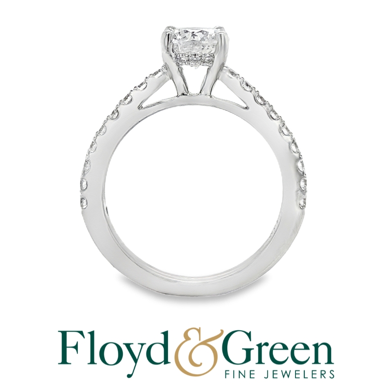 Fancy Solitaire Diamond Engagement Ring