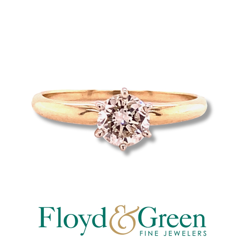 Solitaire Diamond Engagement Ring