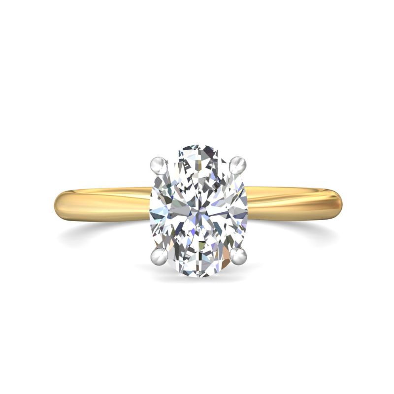 MARTIN FLYER Hidden Halo Solitare Engagement Ring