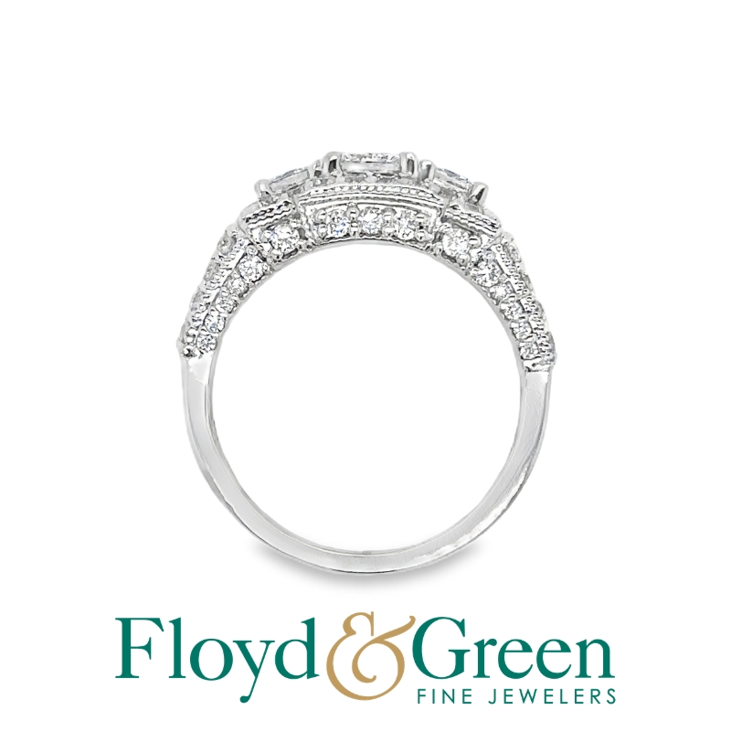 3 Stone Diamond Engagement Ring