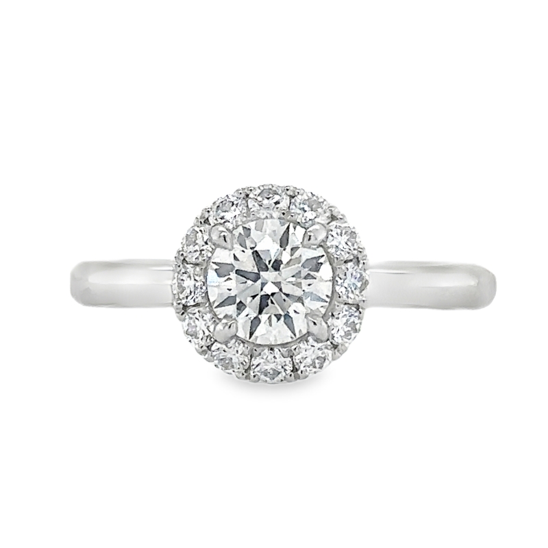 HEARTS ON FIRE Vela Diamond Halo Engagement Ring