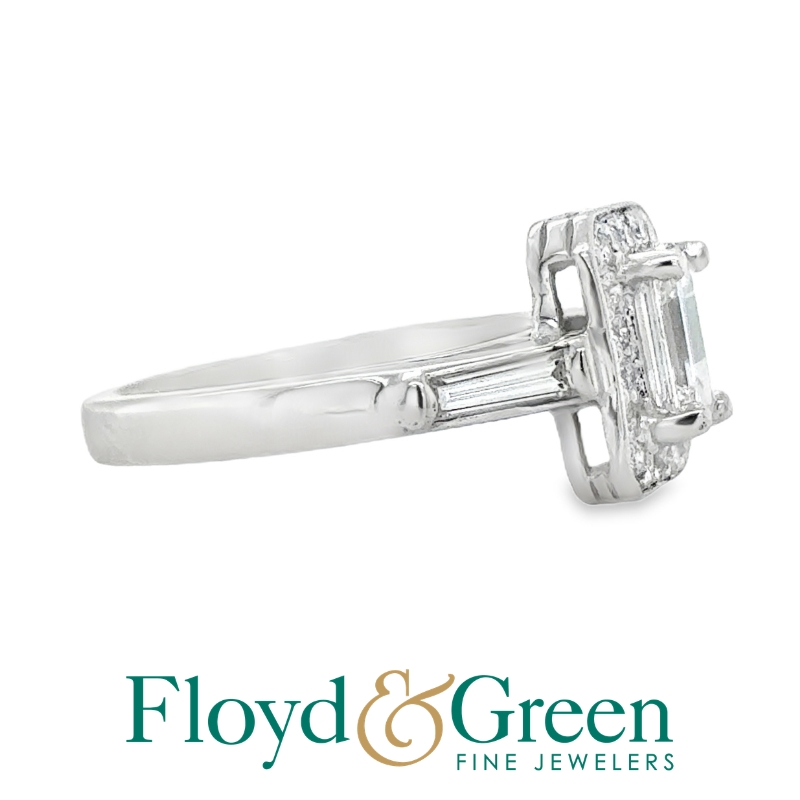 Diamond Halo Engagement Ring