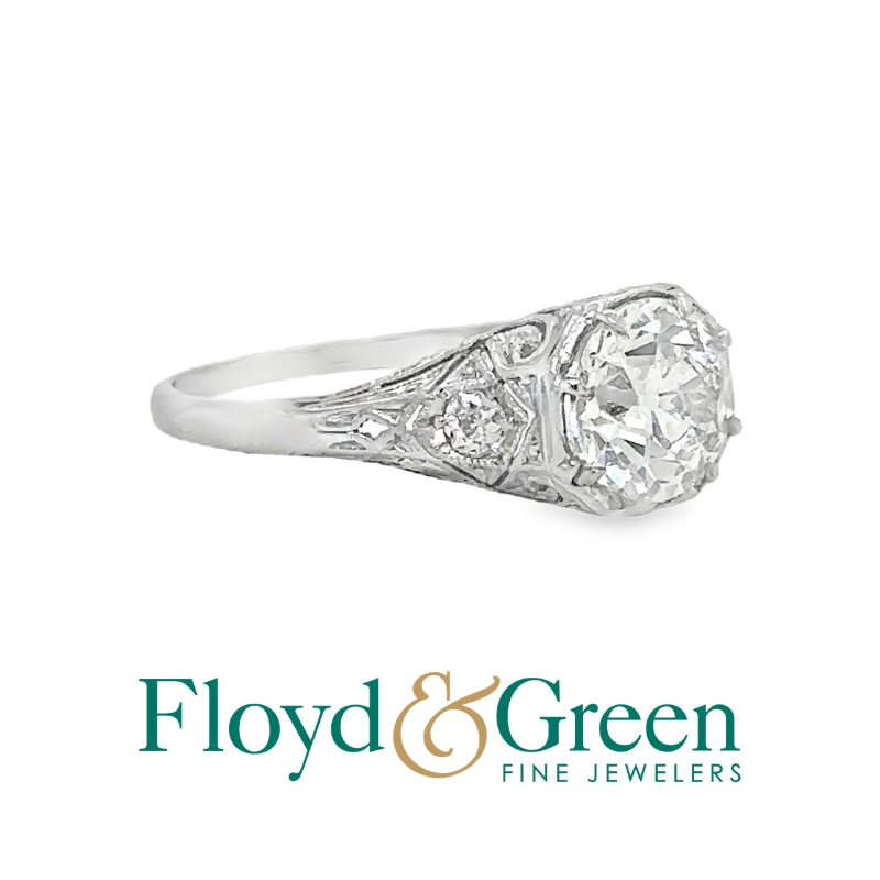 Art Deco Diamond Engagement Ring