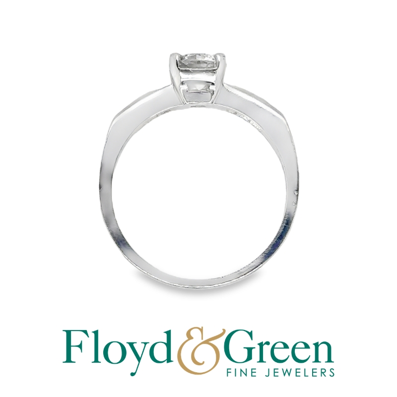 Vintage European Cut Diamond Engagement Ring