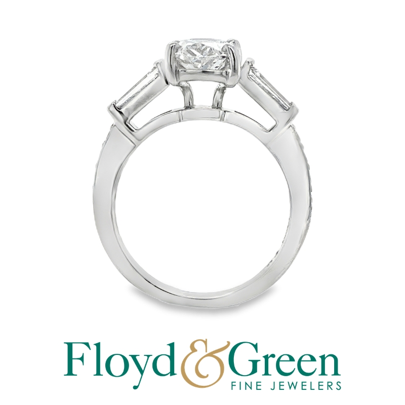 Oval Diamond Engagement Ring