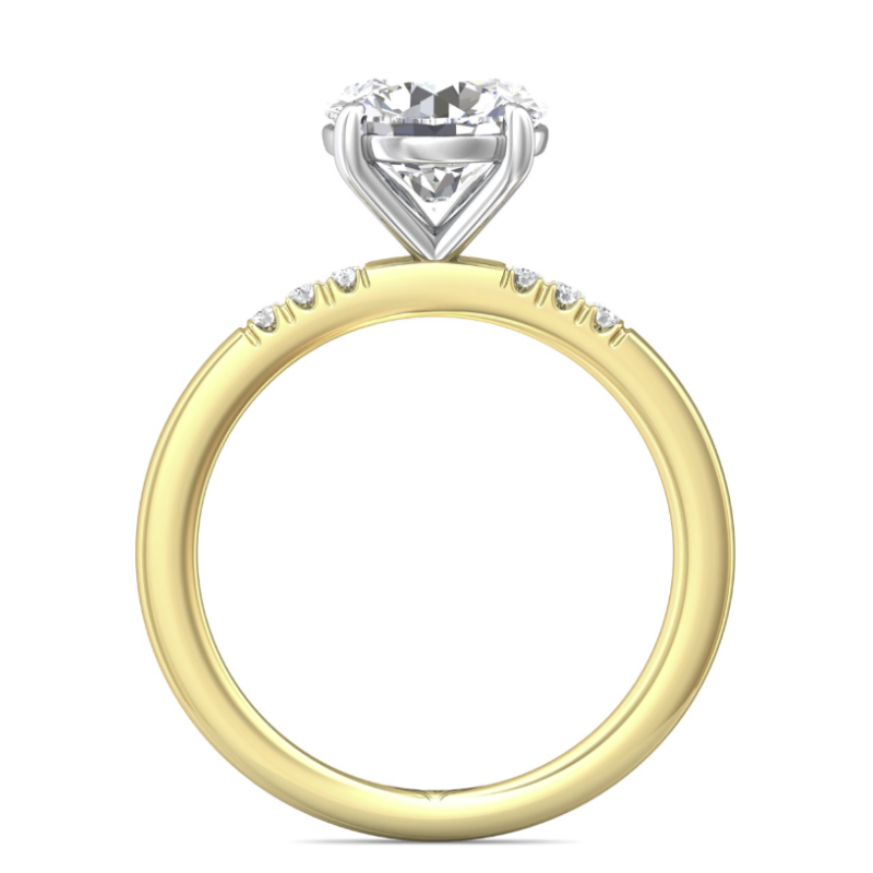 Martin Flyer Solitaire Lab Grown Diamond Emgagement Ring