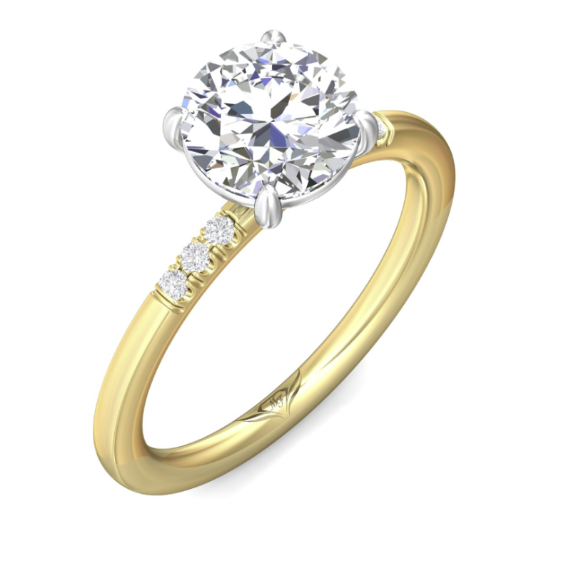 Martin Flyer Solitaire Lab Grown Diamond Emgagement Ring