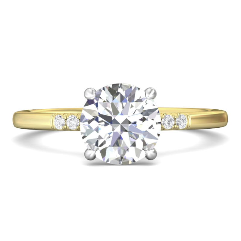Martin Flyer Solitaire Lab Grown Diamond Emgagement Ring