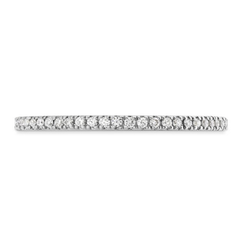 18KW Classic Diamond Eternity Band w/ 54Dia .18ctw I-J VS-SI Size 6.5