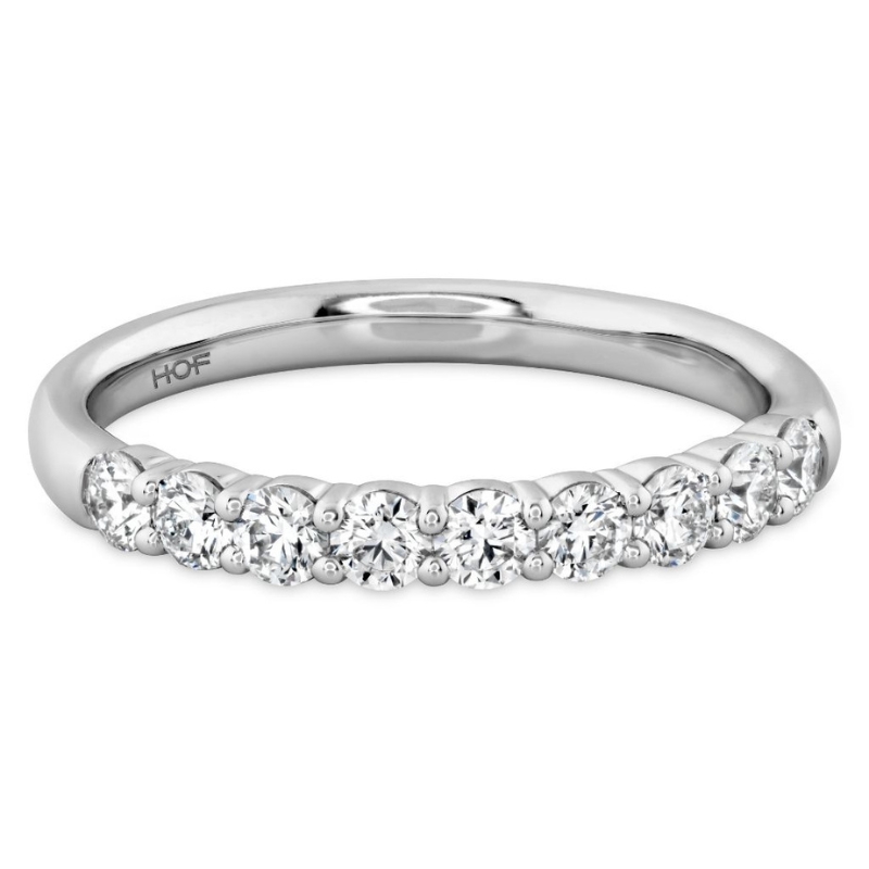 HEARTS ON FIRE Signature 9 Stone Diamond Wedding Band