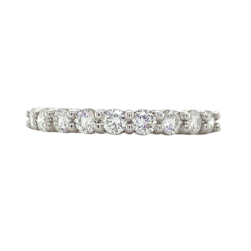 10 Stone Diamond Wedding Band