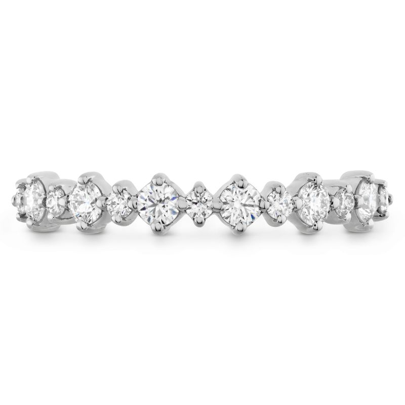 HEARTS ON FIRE Gracious Classic Diamond Wedding Band