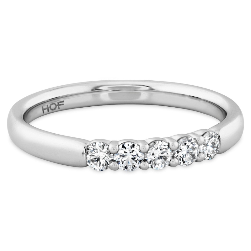 HEARTS ON FIRE Signature 5 Stone Diamond Wedding Band