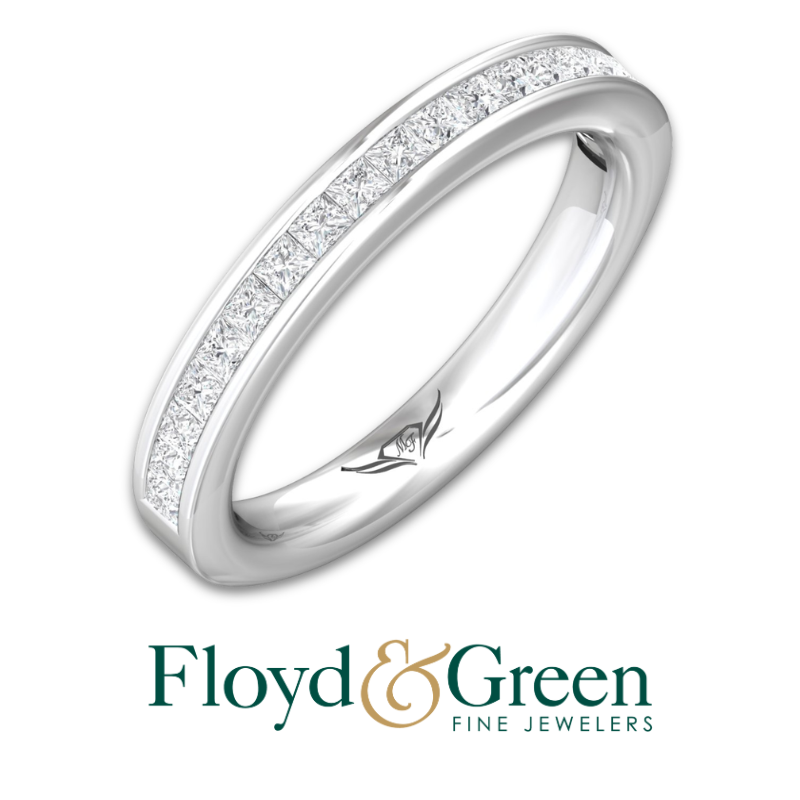 MARTIN FLYER Channel Set Diamond Wedding Band