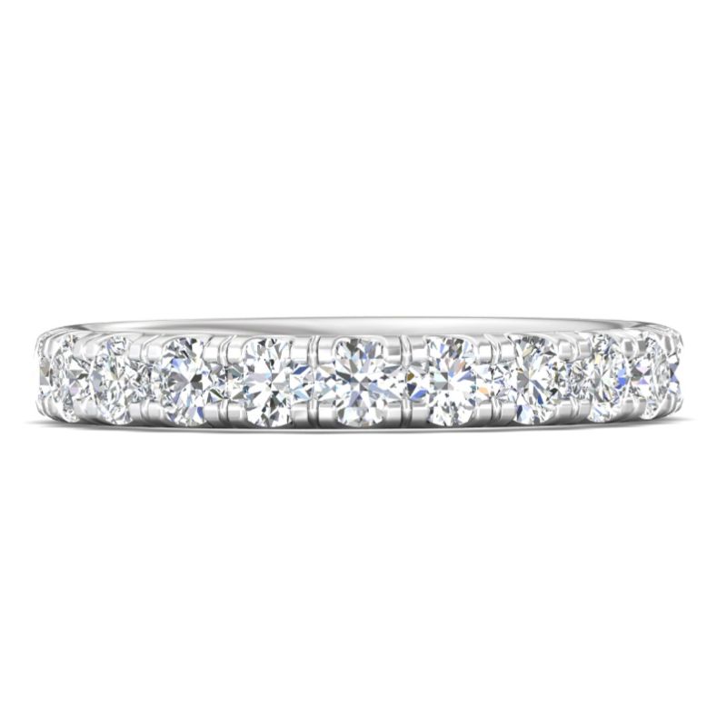 MARTIN FLYER Signature Cutdown Micropavé Diamond Wedding Band