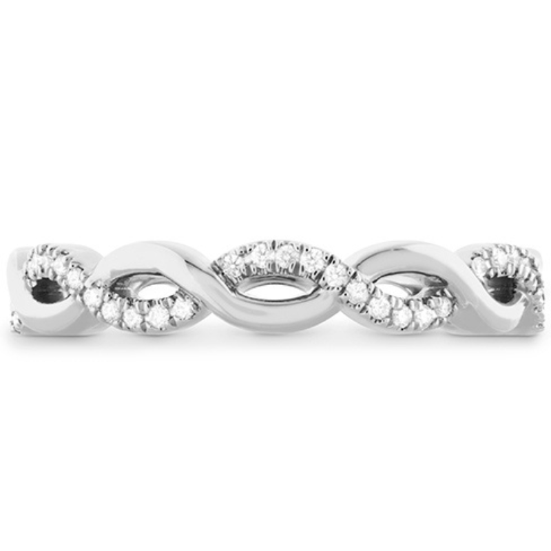 18KW Destiny Lace Twist Eternity Band .17ctw GH VS-SI Size 6.5
CANNOT SPECIAL ORDER