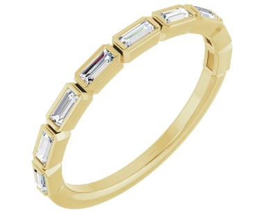 S/O-14K Yellow 1/4 CTW Lab-Grown Diamond Anniversary Band