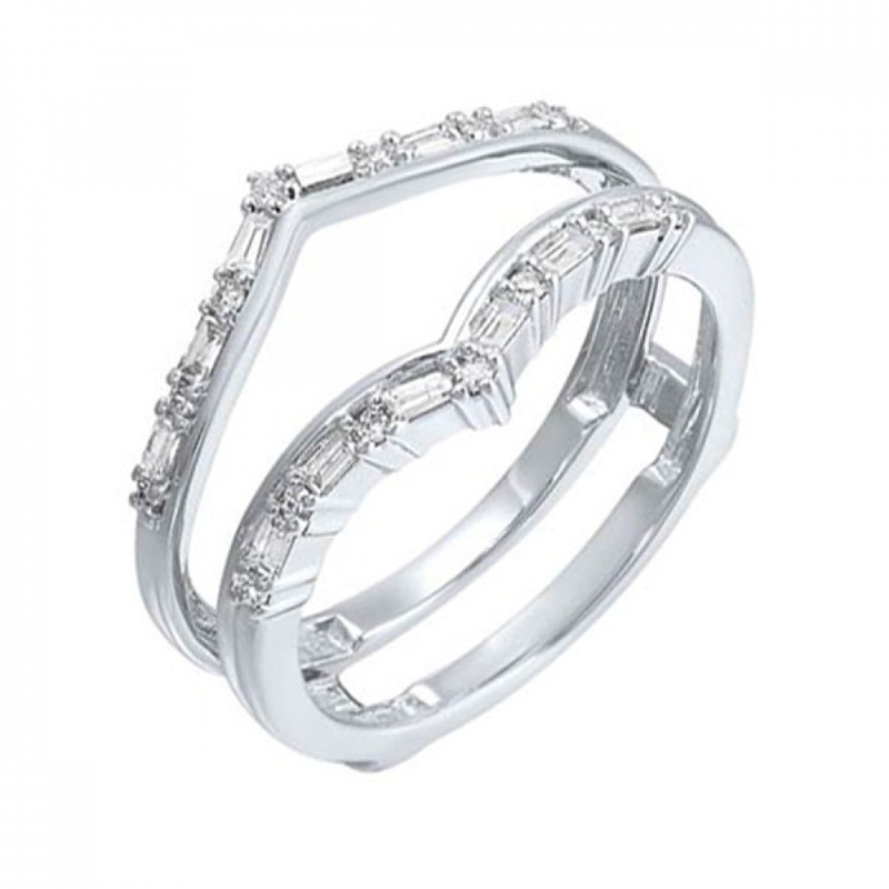 14KW Diamond Wrap .25ctw Ring Size 6.5