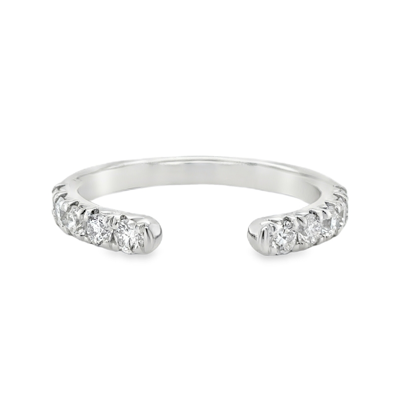 14KW Open Middle Diamond .50ctw Ring Size 6.5