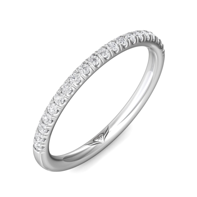 14KW Diamond 0.21CT H-I/I1 Wedding Band Ring Size 6.5