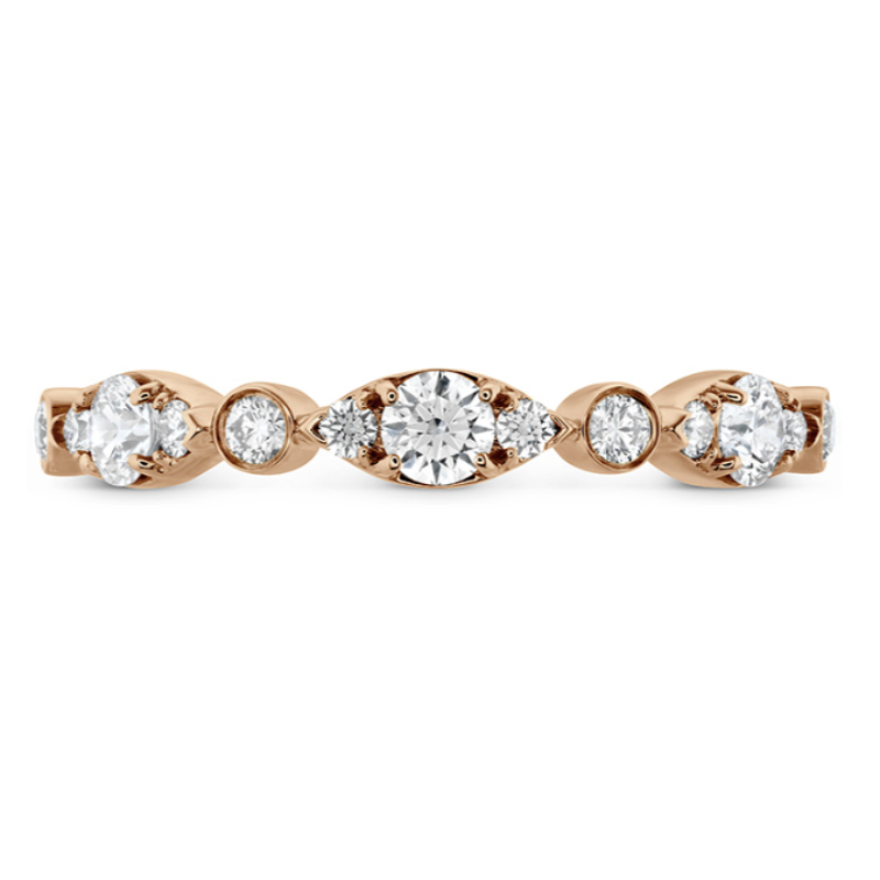 18KR Teardrop Bezel Diamond Band .60ctw GH/VS-SI Size 6.5
CANNOT SPECIAL ORDER