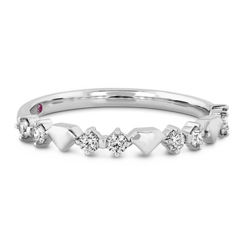 Hearts On Fire Behati Bold Shapes Diamond Wedding Band