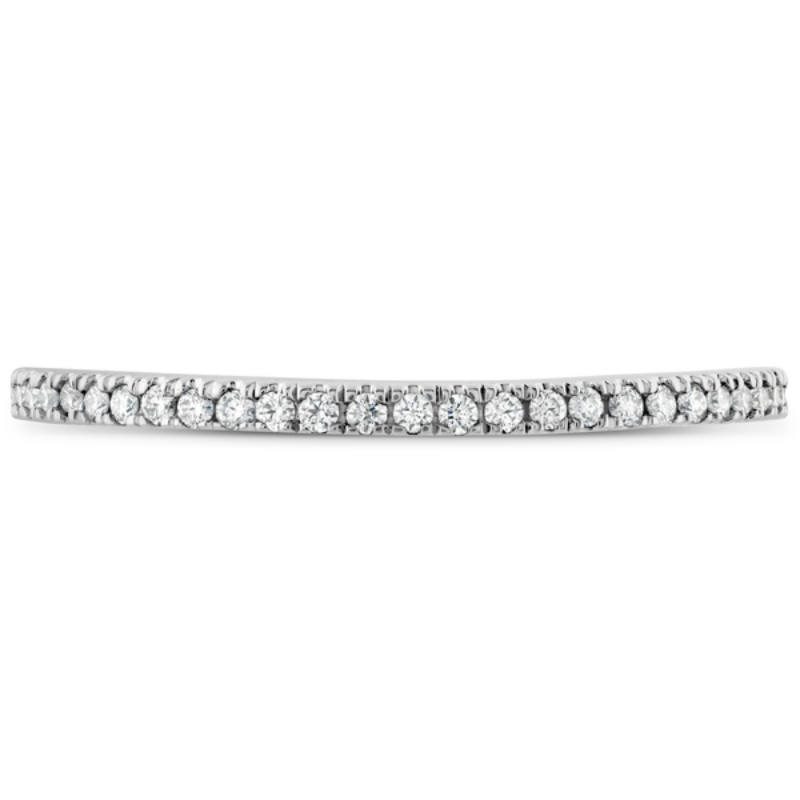 Hearts On Fire Brielle Curved Diamond Split Shank Wedding Band