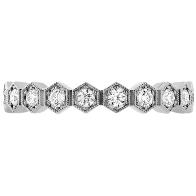 Hearts On Fire Hex Diamond Band