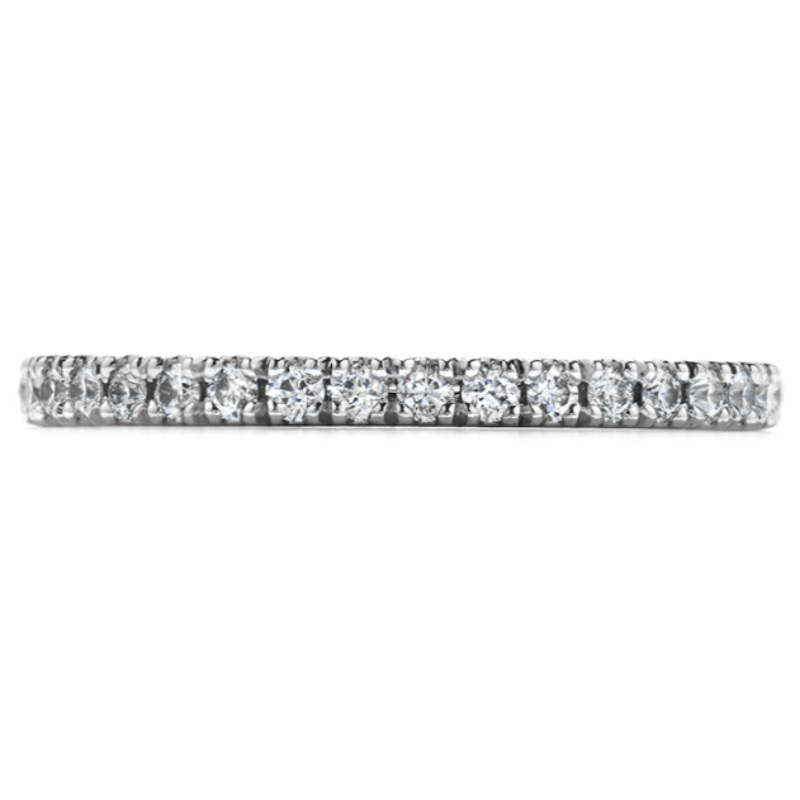 HOF Plat 0.29ctw G-H/VS-SI Transcend Wedding Band Size 6.5
