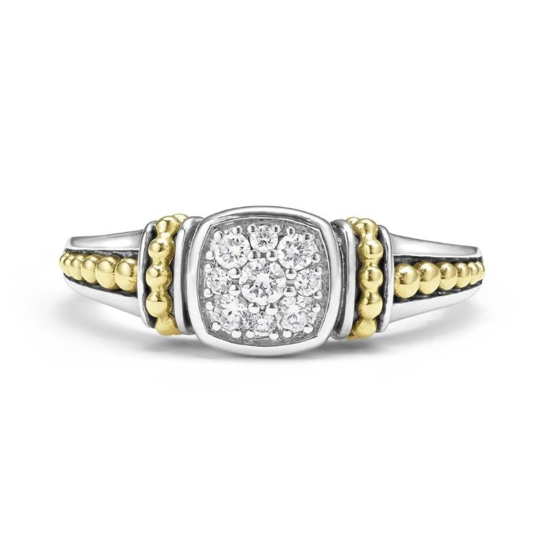 LAGOS Rittenhouse Two-Tone Diamond Ring