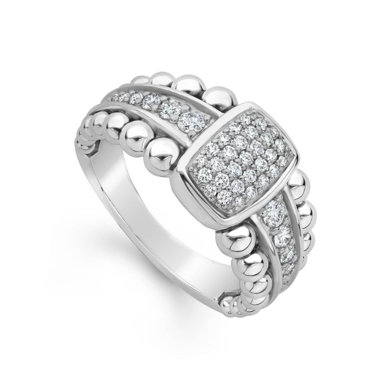 LAGOS Caviar Spark Small Diamond Statement Ring