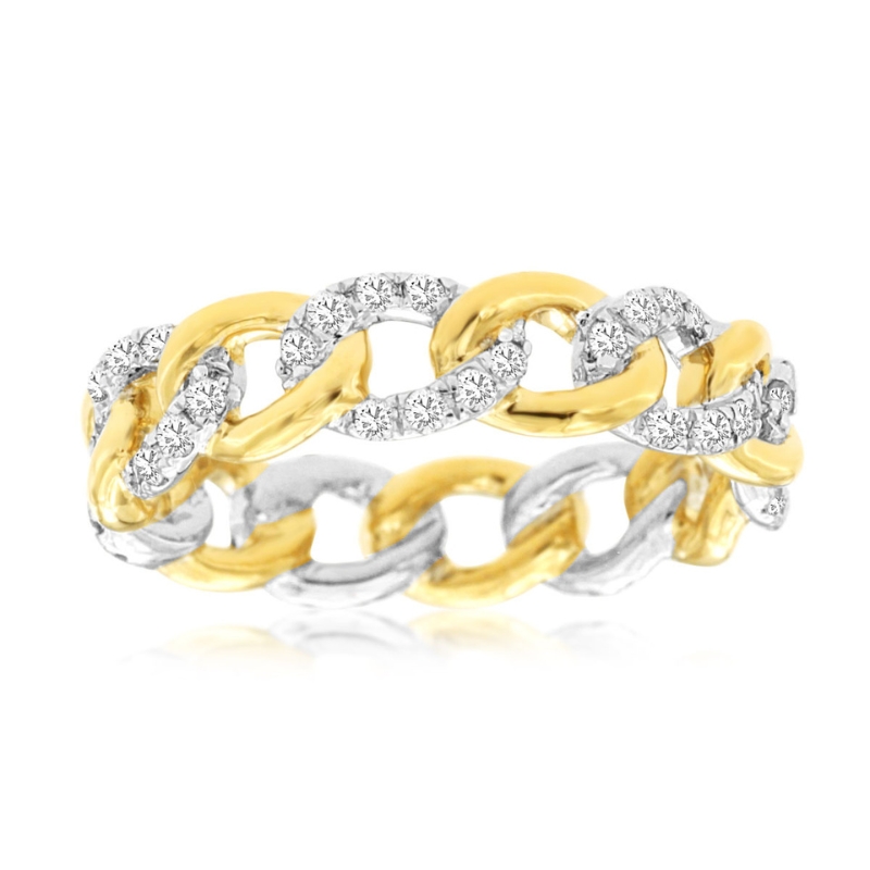 Eternity Diamond Link Band